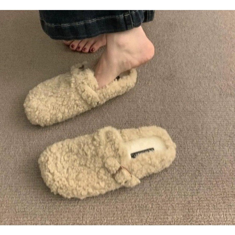 Insole Arch Support - Fur Boston Clogs for Women Winter