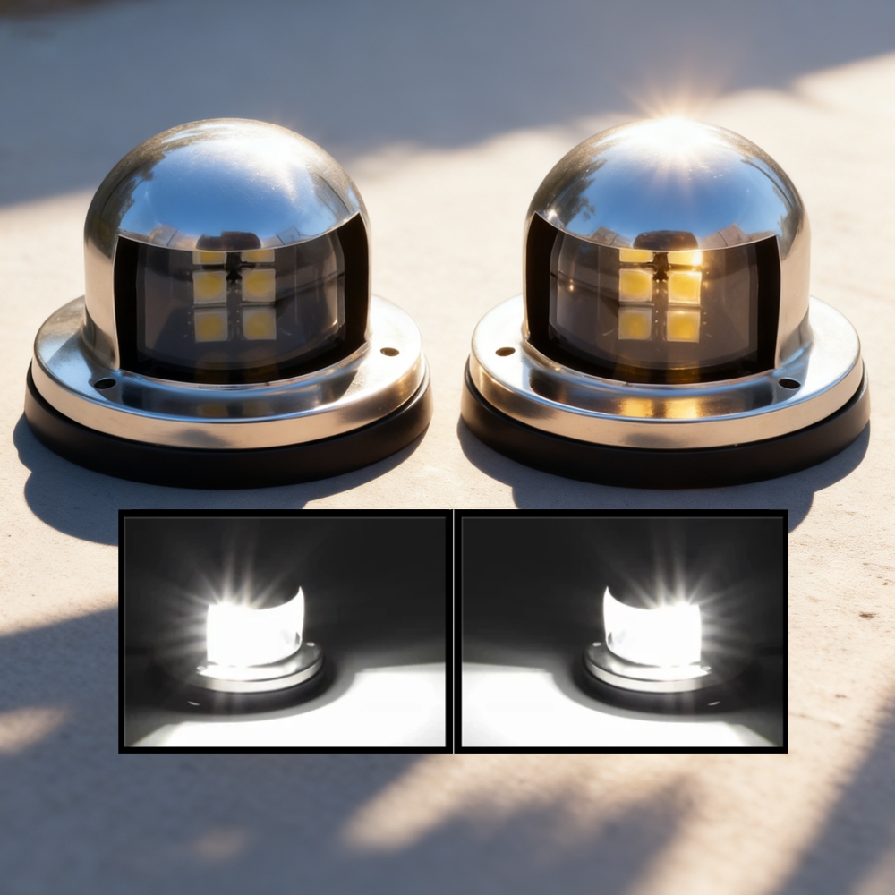 1 Set 12V LED Boat Lights Mari - Running Gear Boat 评论和价格