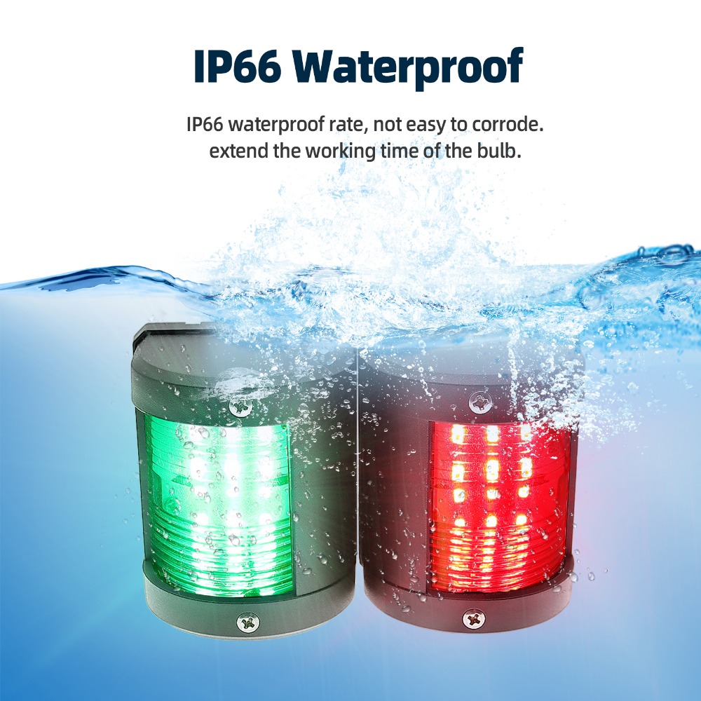 12V/24V LED Navigation Signal  - Running Gear Boat 评论和价格
