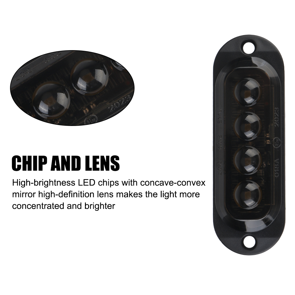 24V 12V Car DRL Side Lights 4  - Running Gear Boat 评论和价格