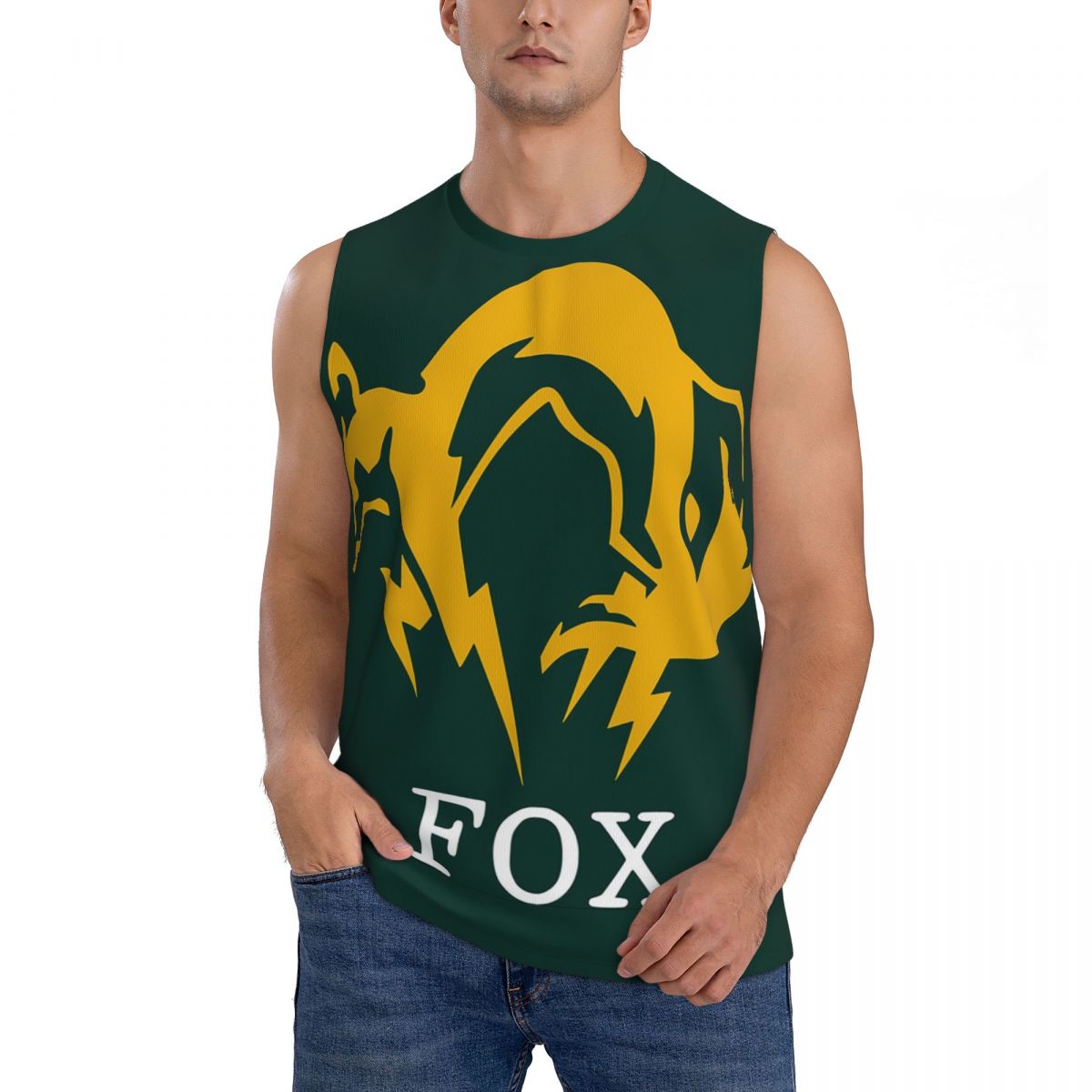 Metal Gear Solid Fox Men Sleev - Running Gear Tank 评论和价格