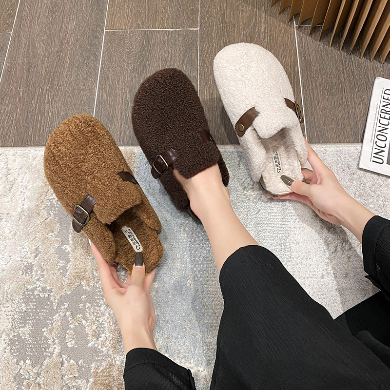 2025 Fashion Fur Clogs Slipper - Insole Arch Support 评论和价格