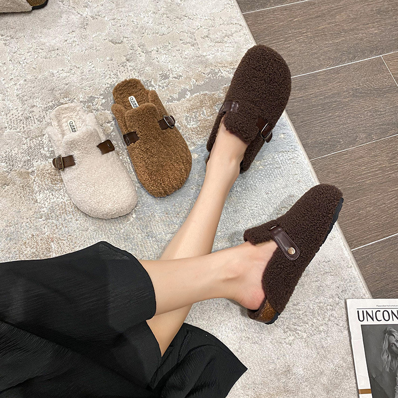 2025 Fashion Fur Clogs Slipper - Insole Arch Support 评论和价格