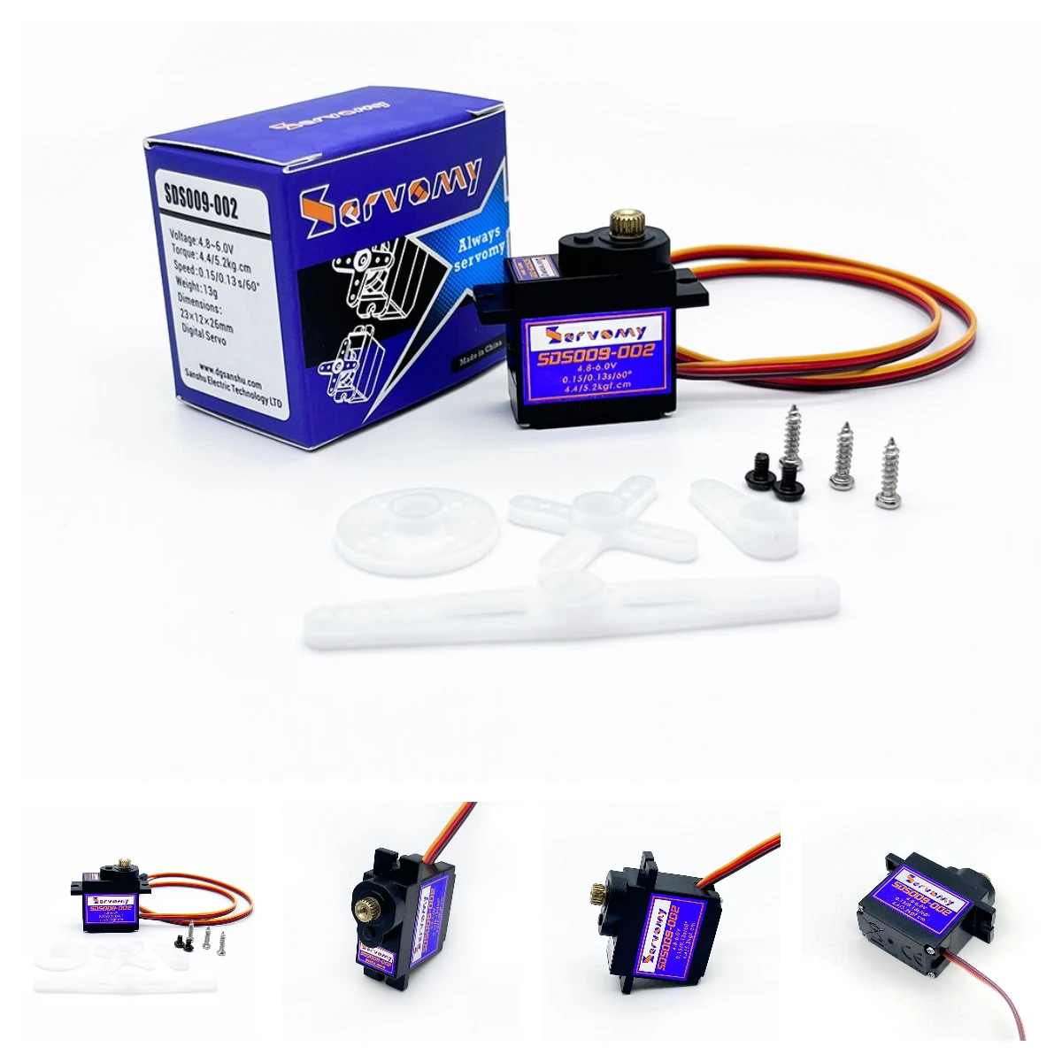 4pcs Servomy SDS009-02 9g Serv - Running Gear Vehicle 评论和价格