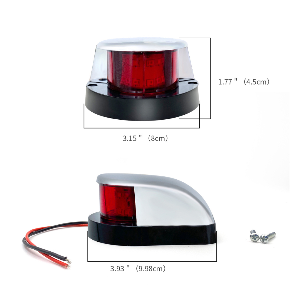 1 Set Red Green Running Lights - Running Gear Boat 评论和价格