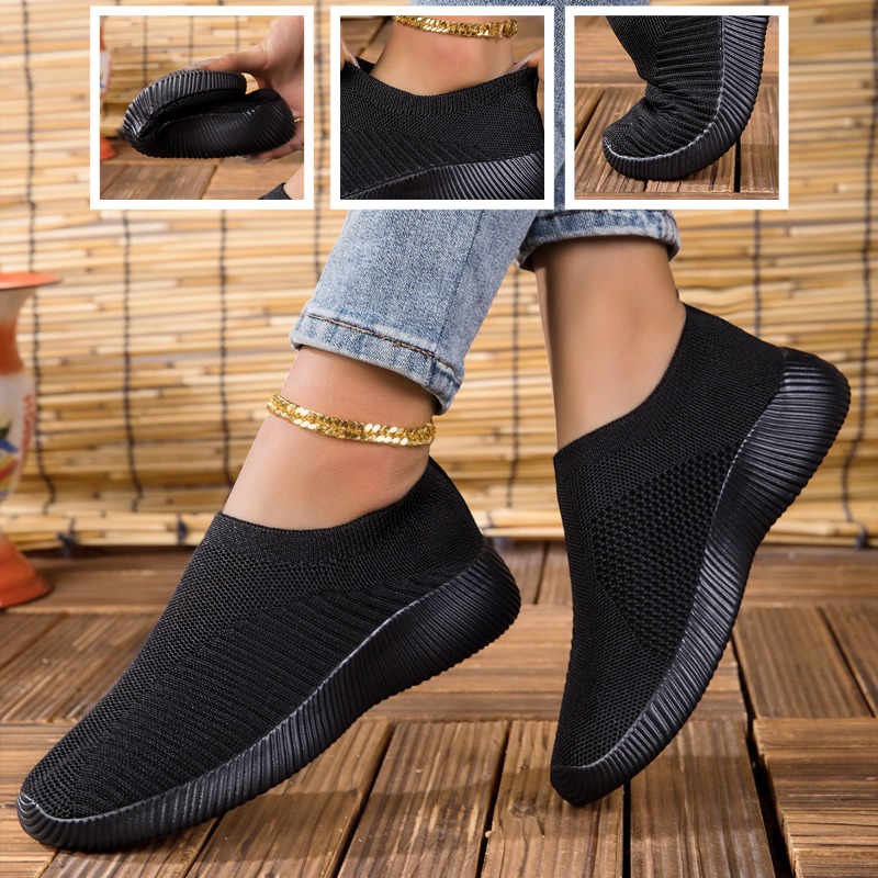 Women's Sneakers Breathable Kn - Running Gear Ladies 评论和价格