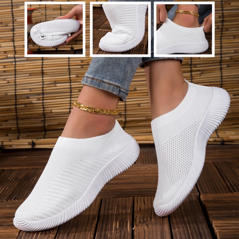 Women's Sneakers Breathable Kn - Running Gear Ladies 评论和价格
