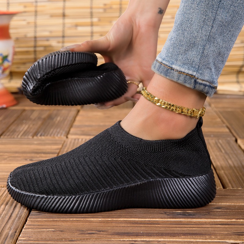 Women's Sneakers Breathable Kn - Running Gear Ladies 评论和价格