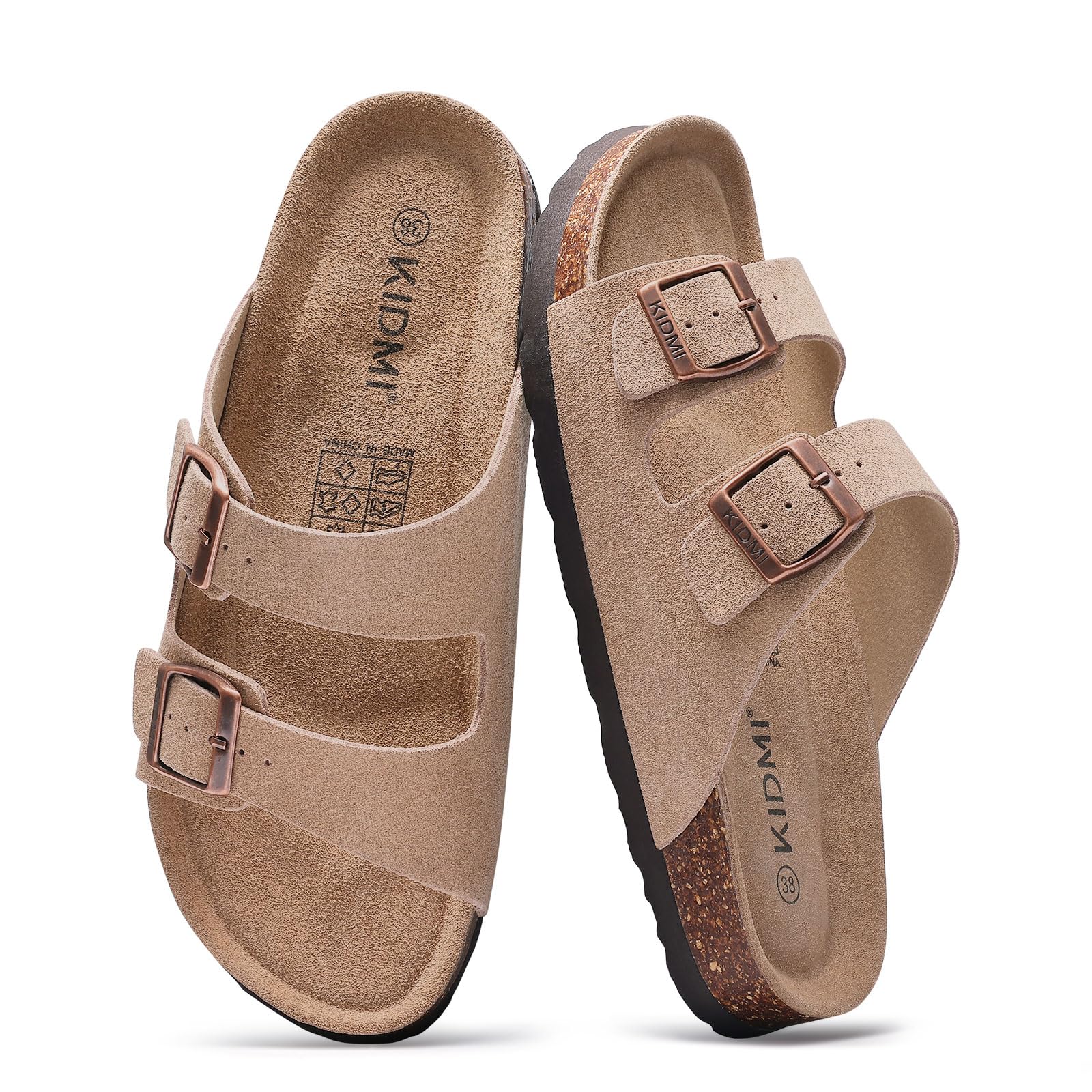 Litfun Classic Cork Sandals Fo - Insole Arch Support 评论和价格